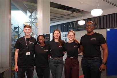 A group of our UGS Scholars, PGRs who help organise the Festival