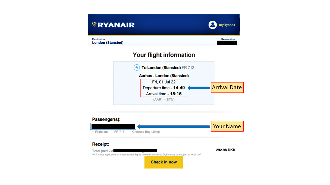 Boarding pass ver 2